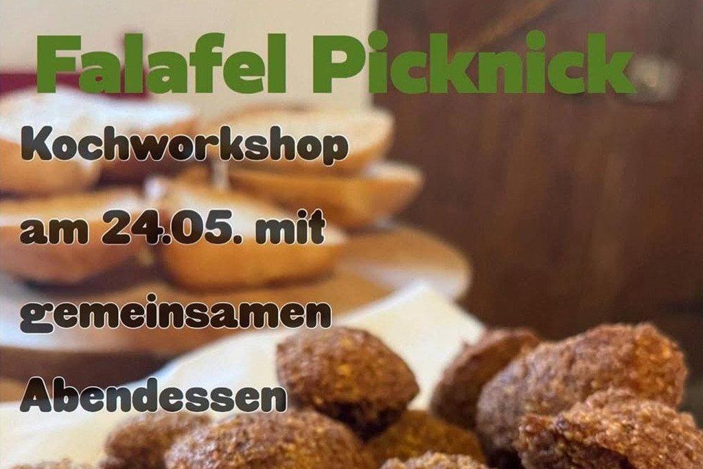 Falafelkochkurs auf dem Gutshof in Roggow